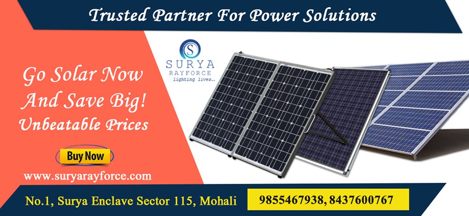solar panel manufacturers in chandigarh